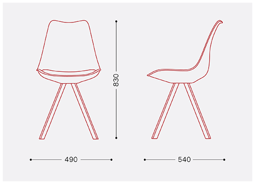 Стул Картер &mdash; Схема
